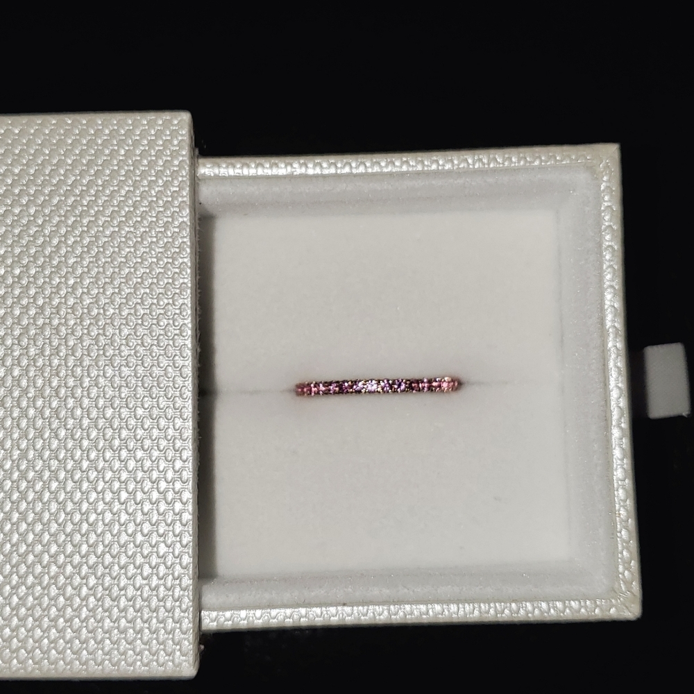 Pink Sapphire Full Eternity Band